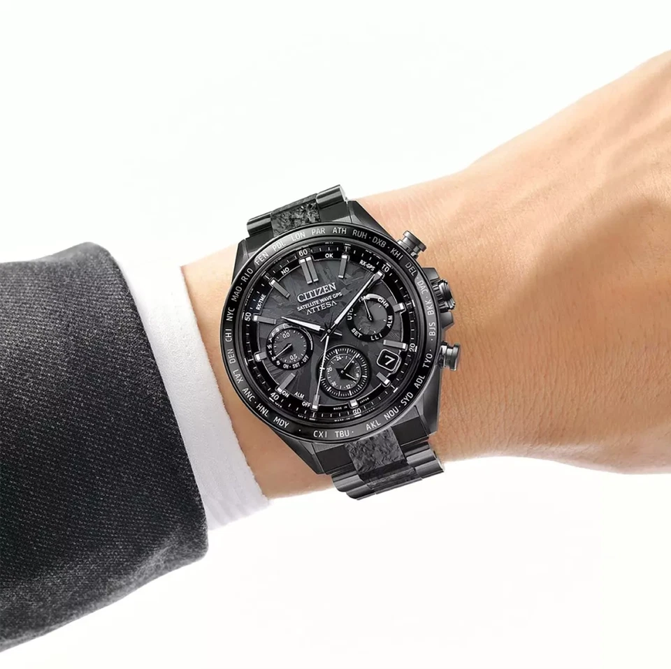 Citizen CC4067-66E นาฬิกาผู้ชาย Attesa Hakuto-R Satellite Wave GPS Limited Edition Men's Watch