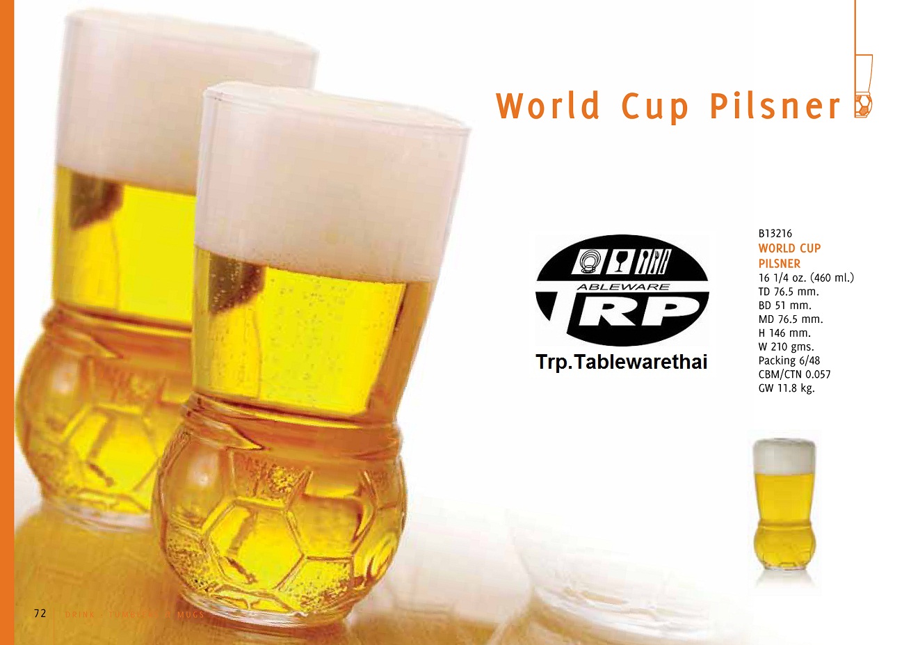 แก้วเบียร์วีว่าฟู้ดเทด,Viva Footed Beer Glass,รุ่น B16315,ความจุ 14 3/4 oz.420 ml,กว้าง 80 mm.สูง 240 mm,แพ็ค 6/24 ใบ/ลัง