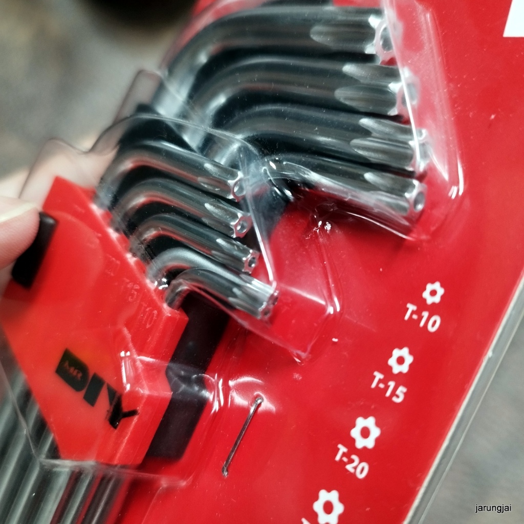 ประแจ 6 แฉก mr.diy tory key set cr-v 9x m0173th