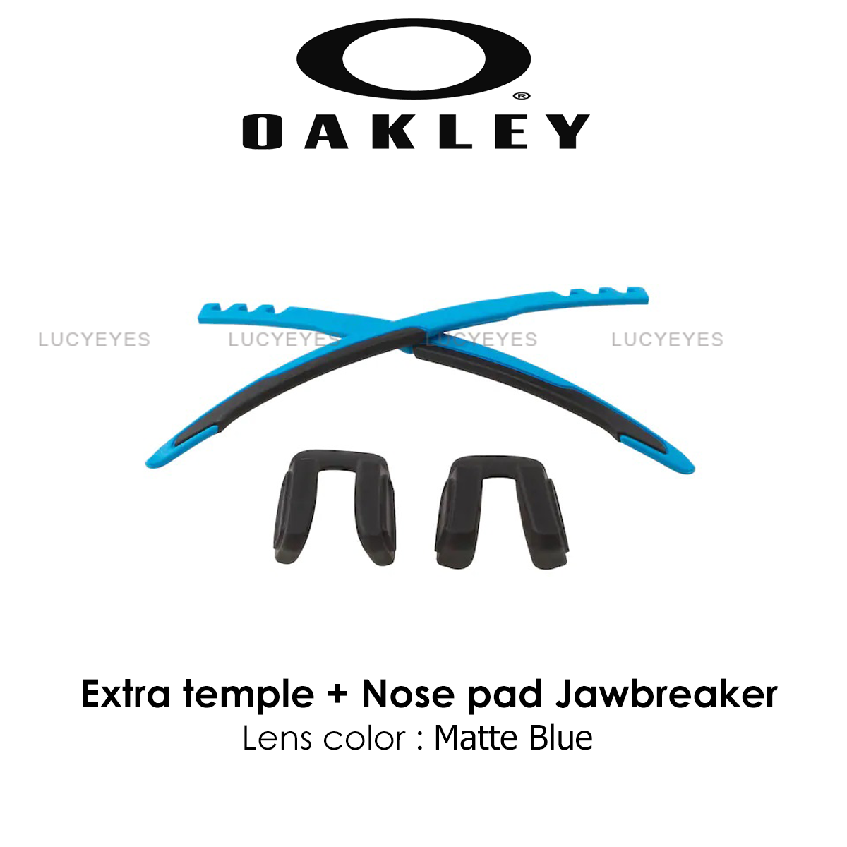 ชุดขาแว่น + แป้นจมูก OAKLEY OO9290, Jawbreaker สีฟ้า