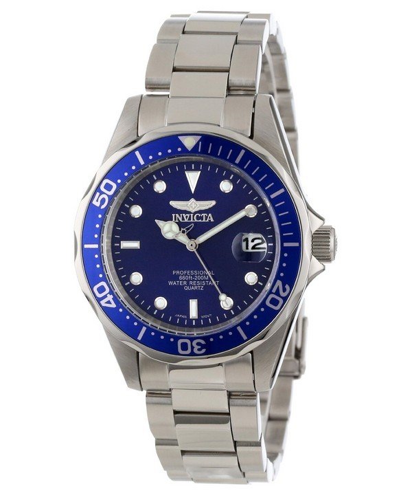 Invicta 9204 นาฬิกาผู้ชาย Pro Diver 200M Quartz Blue Dial Men's Watch