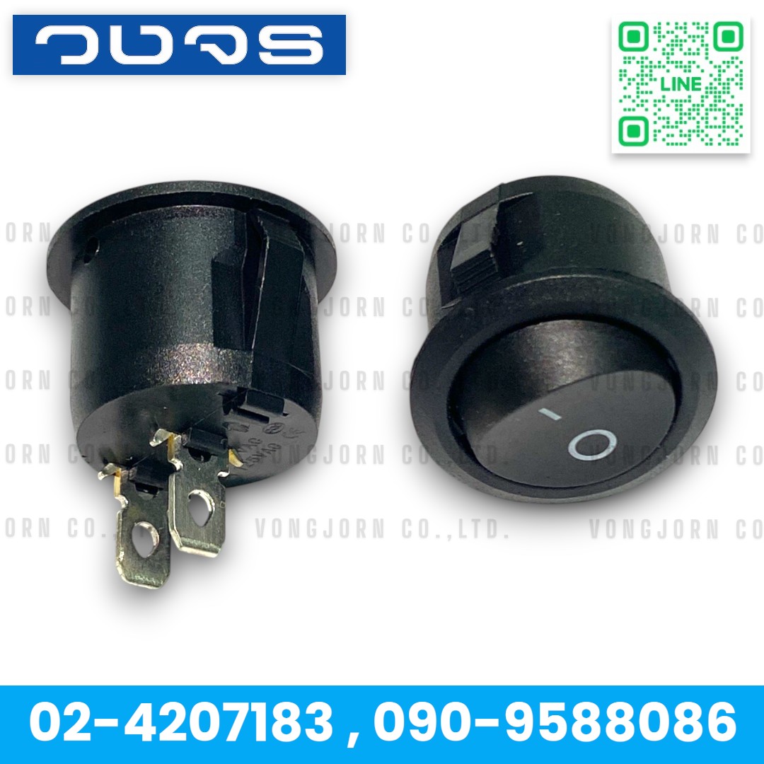 Switch KCD1-105 6A250V 2ขา ON-OFF