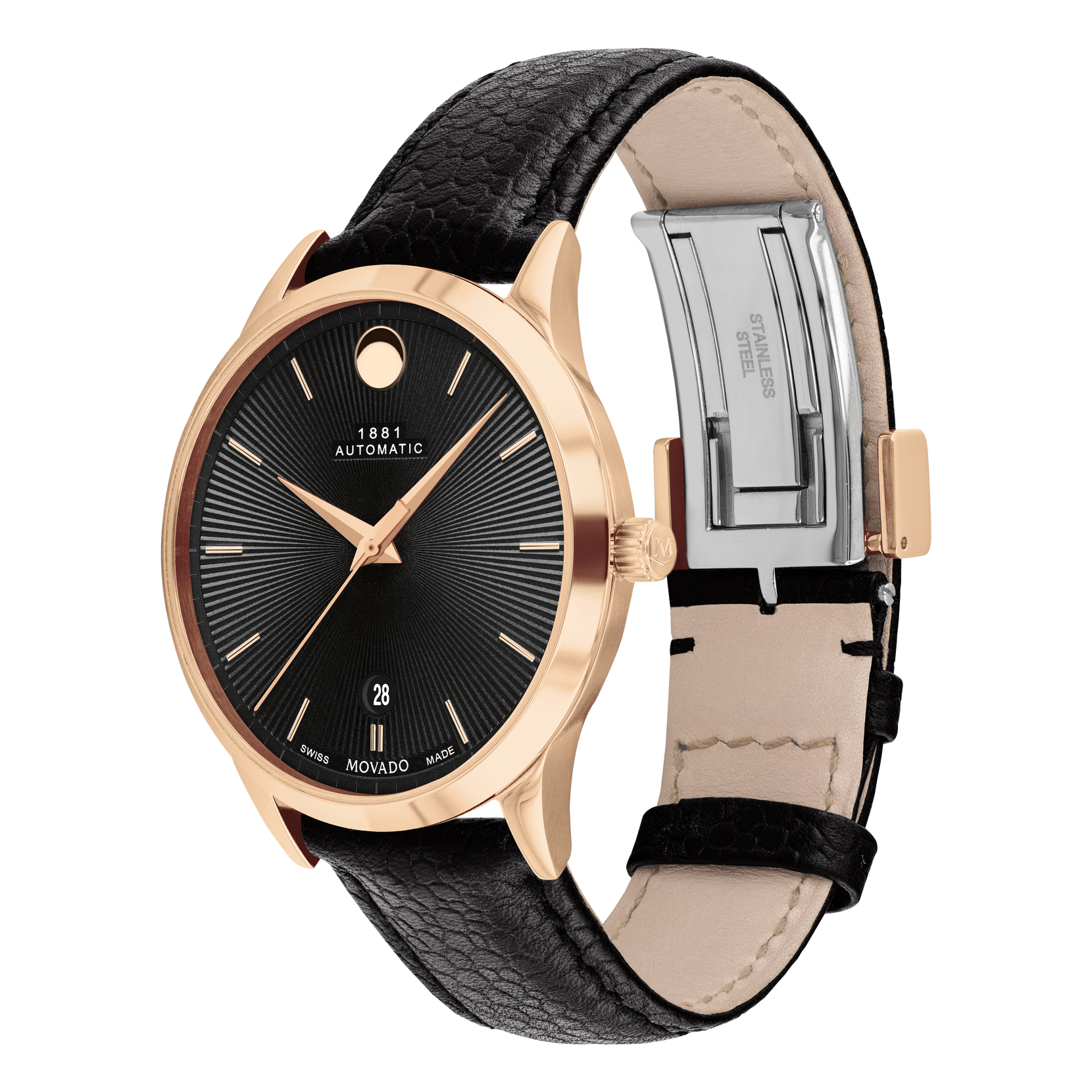 Movado 0607457 นาฬิกาผู้ชาย 1881 Automatic Men's Watch