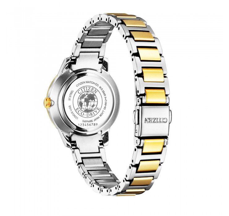 Citizen EW2594-84Y นาฬิกาผู้หญิง Eco-Drive Mother of Pearl Women's Watch