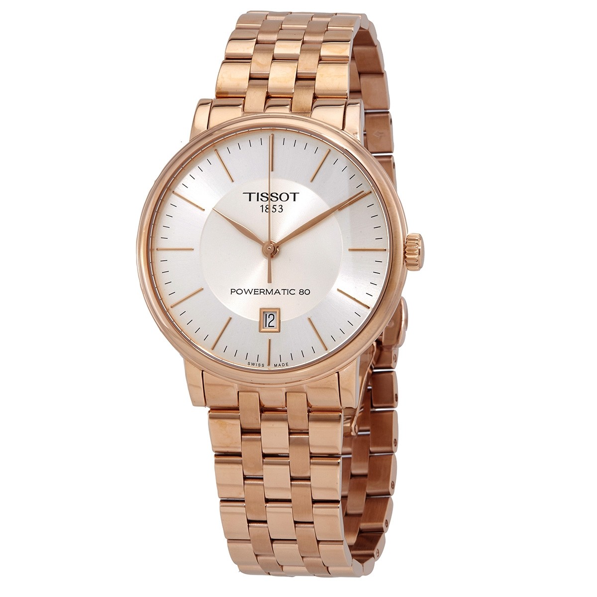 Tissot T122.407.33.031.00 นาฬิกาผู้ชาย Carson Premium Powermatic 80 Men's Watch