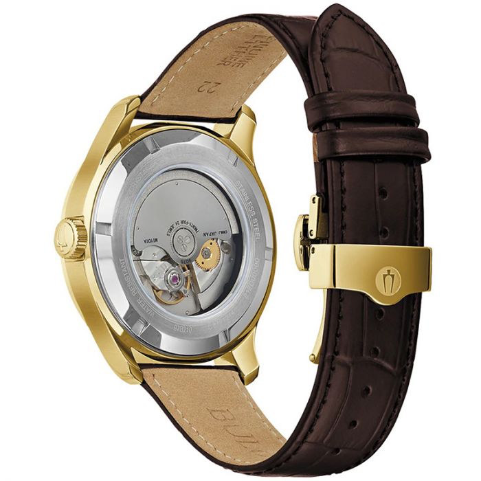 Bulova 97B210 นาฬิาผู้ชาย Wilton GMT Automatic Men's Watch