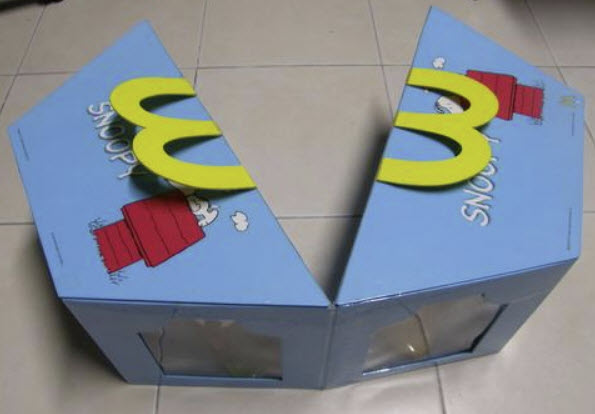 โมเดลสนูปปี้ (Snoopy) 6 แบบ ขนาด 7 นิ้ว (McDonalds)