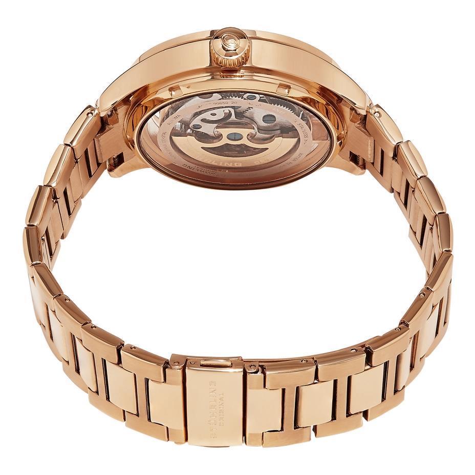 Stuhrling Original 784.04 นาฬิกาผู้ชาย Stuhrling Original รุ่น 784.04, Winchester Automatic Skeleton Stainless Steel Men's Watch