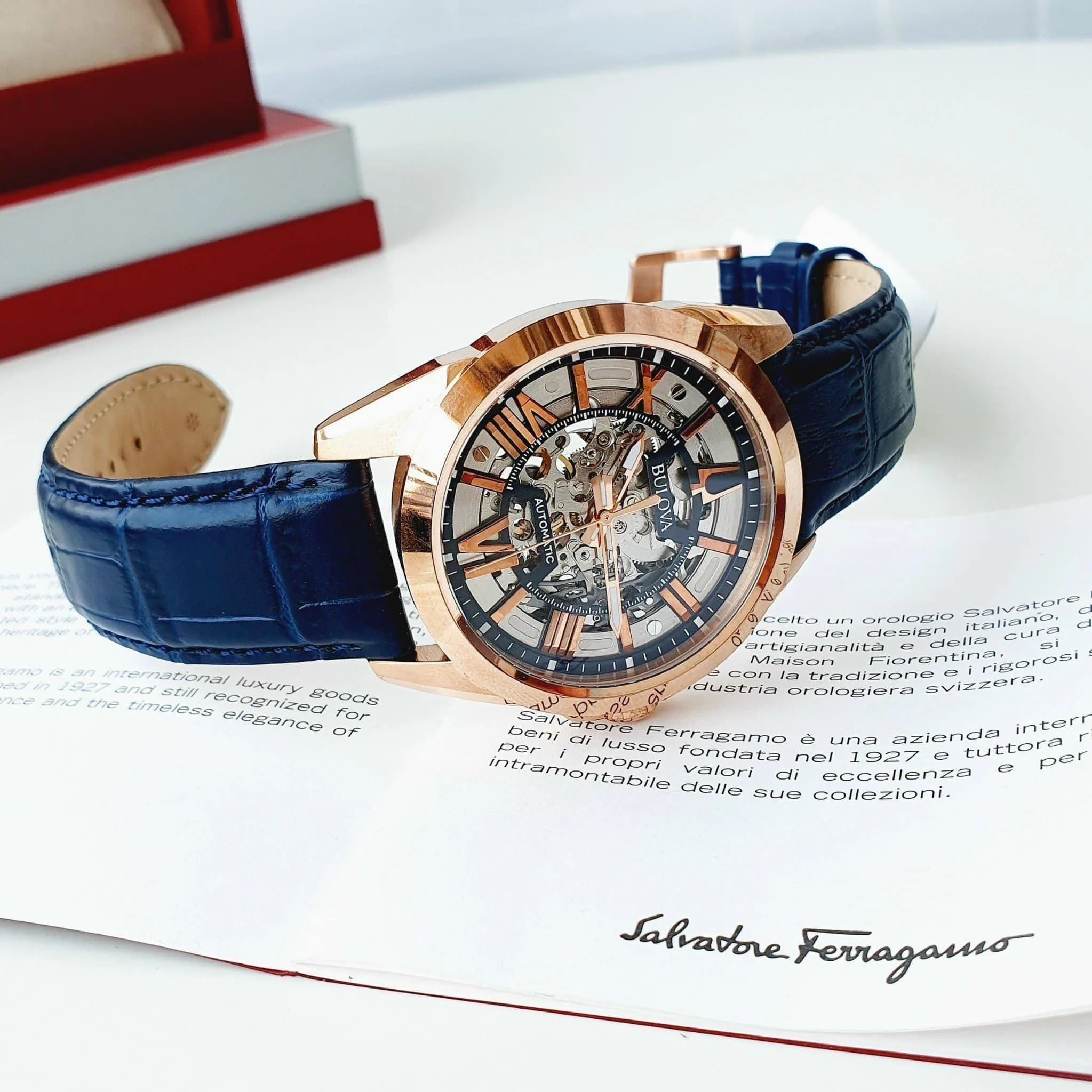 Bulova 97A161 นาฬิาผู้ชาย Classic Sutton Automatic Men's Watch