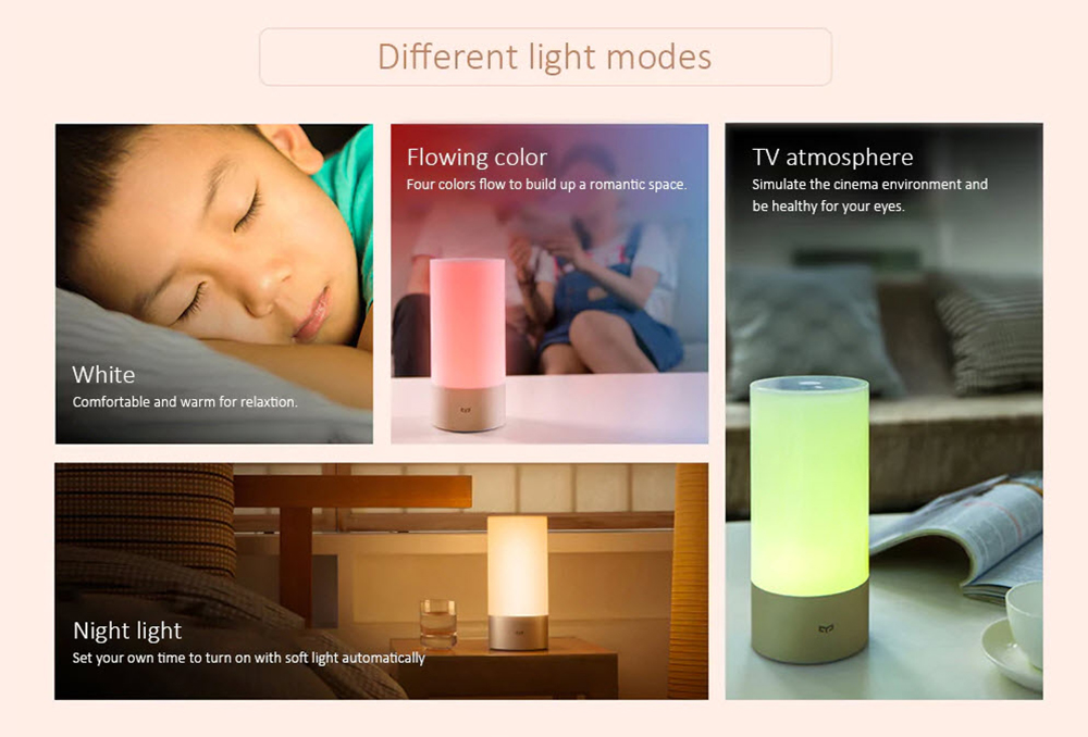 Xiaomi MiJia Bedside Lamp - โคมไฟหัวเตียงอัจฉริยะ MiJia (BLE Gateway) (CN)