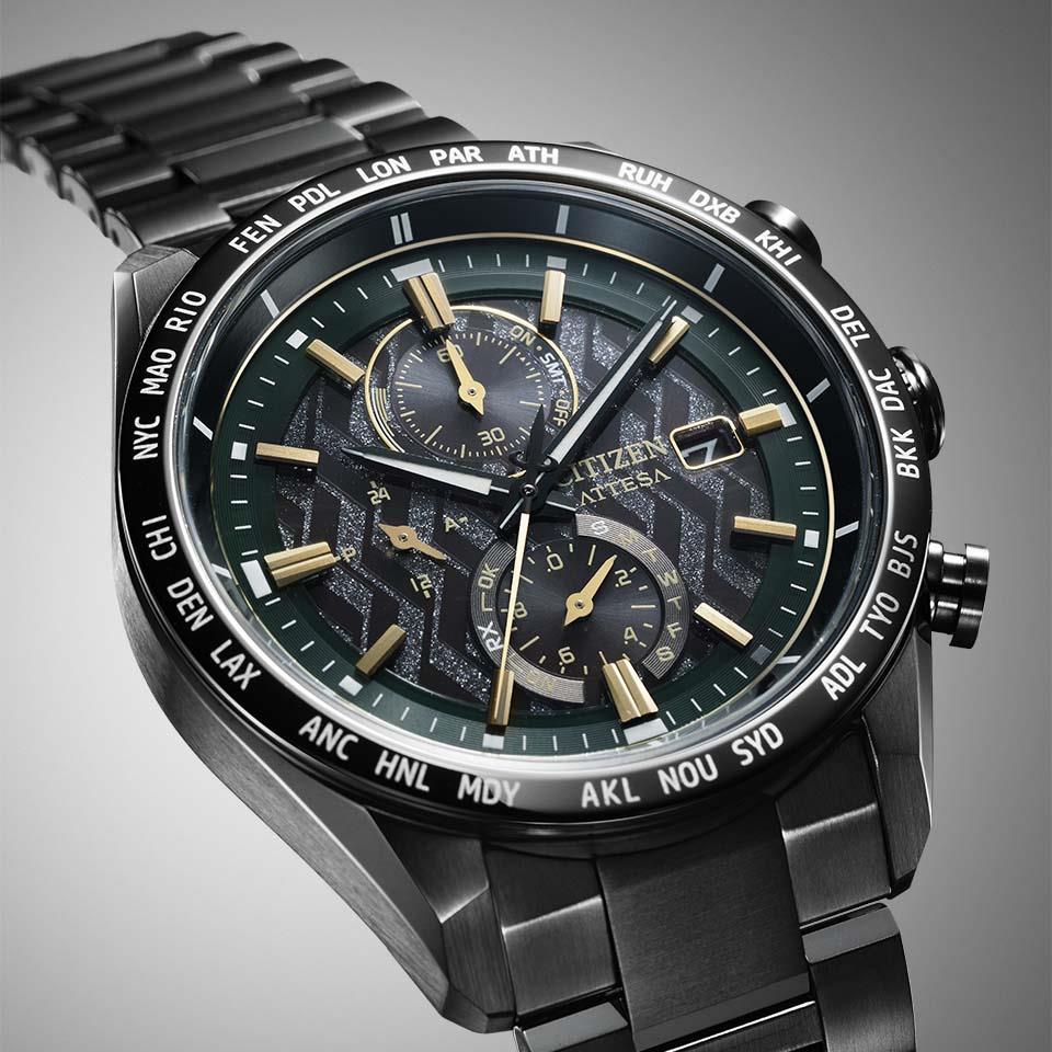 Citizen AT8288-60E นาฬิกาผู้ชาย Attesa Atomic Timekeeping LIMITED EDITION KOSHIEN STADIUM 100th ANNIV Men's Watch