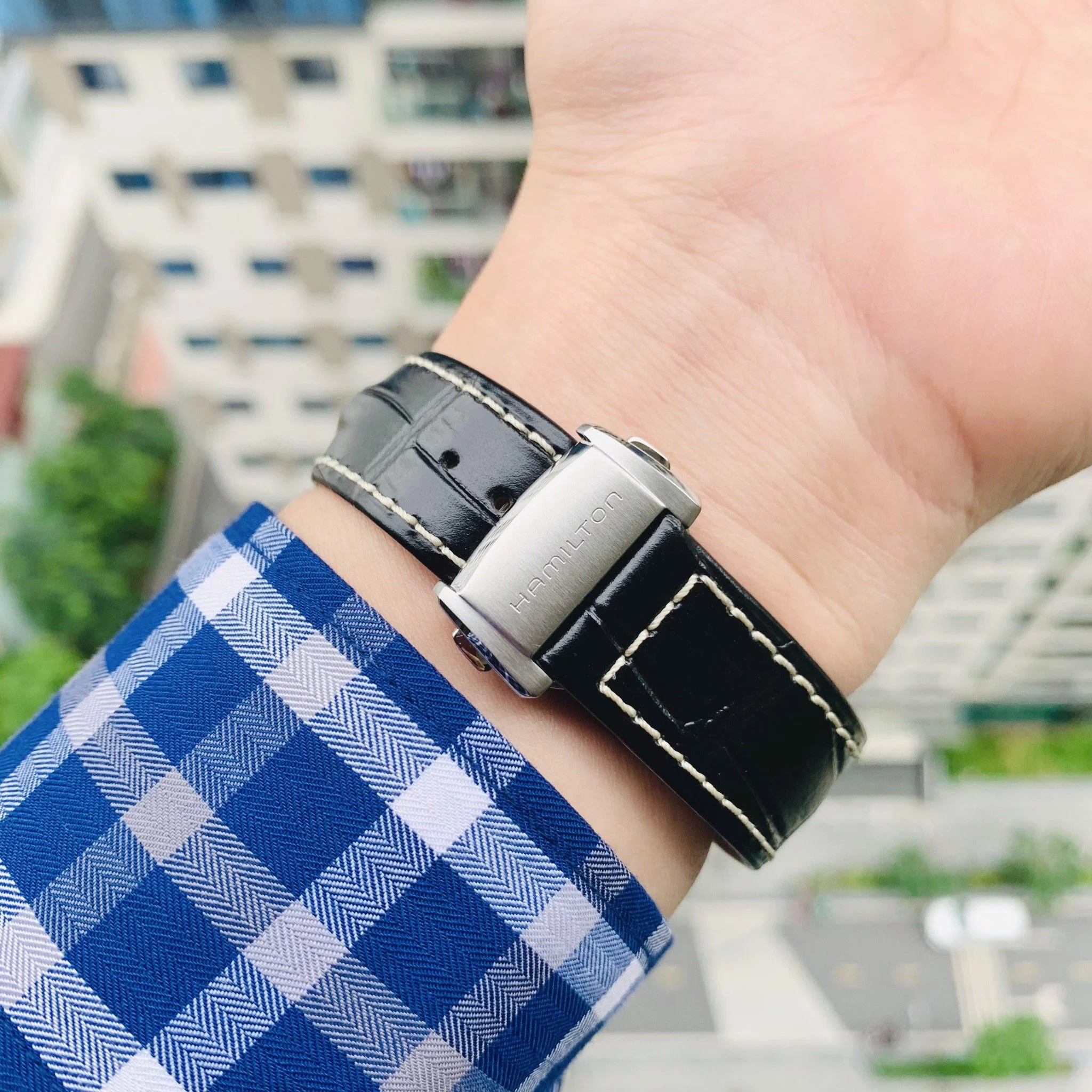 Hamilton H40555781 นาฬิกาผู้ชาย AMERICAN CLASSIC RAILROAD AUTO Men's Watch