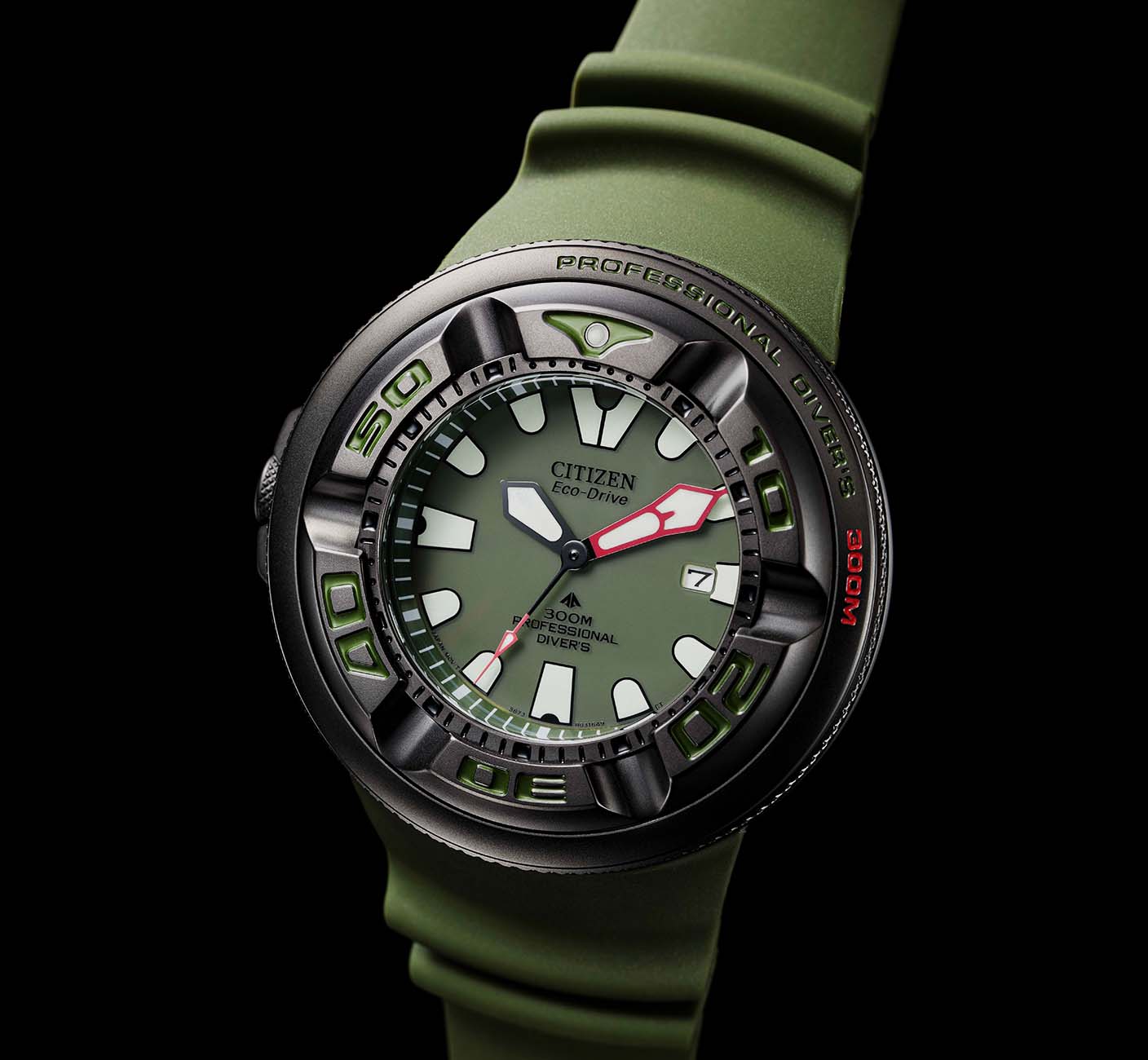 Citizen BJ8057-17X นาฬิกาผู้ชาย Promaster Eco-Drive Professional Diver Men's Watch