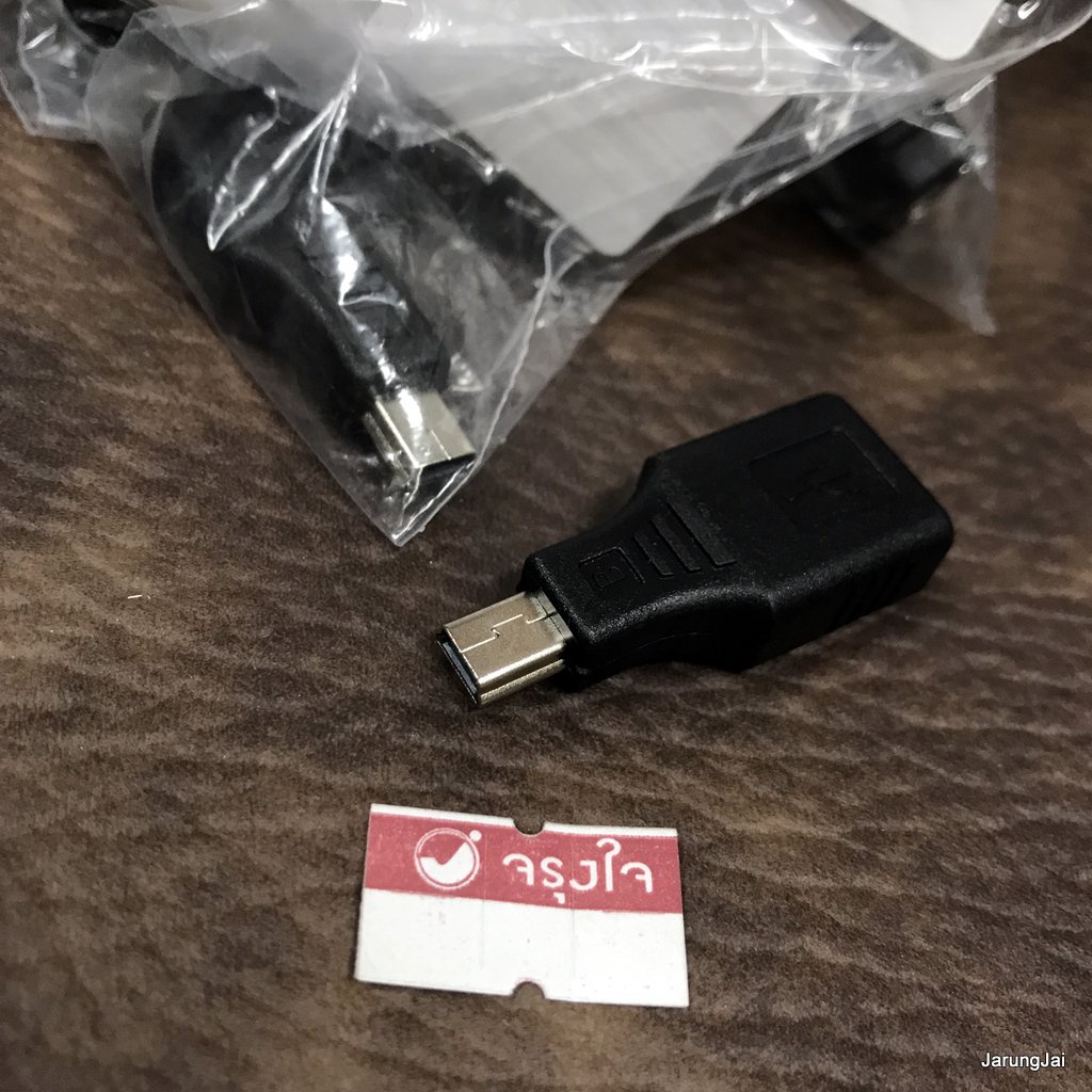 ตัวแปลง otg usb ตัวเมีย เป็น mini usb ตัวผู้ | usb convertor