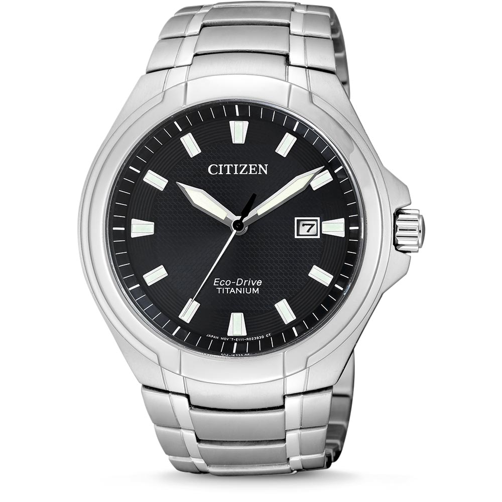 Citizen BM7430-89E นาฬิกาผู้ชาย Eco-Drive Super Titanium Men's Watch