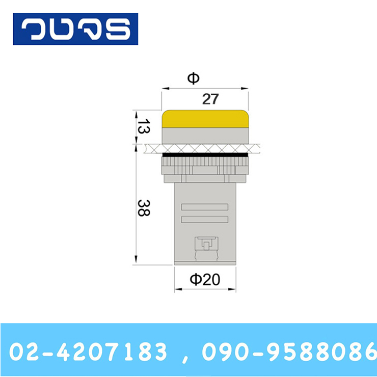 Pilot Lamp 22mm 24ACDC