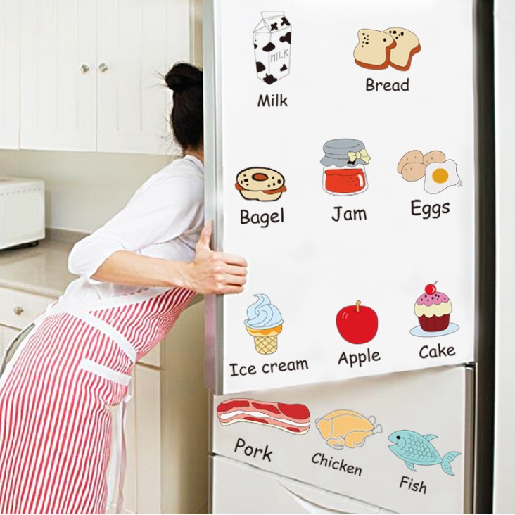 สติ๊กเกอร์ตกแต่งผนัง ขนาด 50x70 ซม. เนื้อ PVC มีกาวในตัว ไม่ทำลายผนัง เซต 4/4