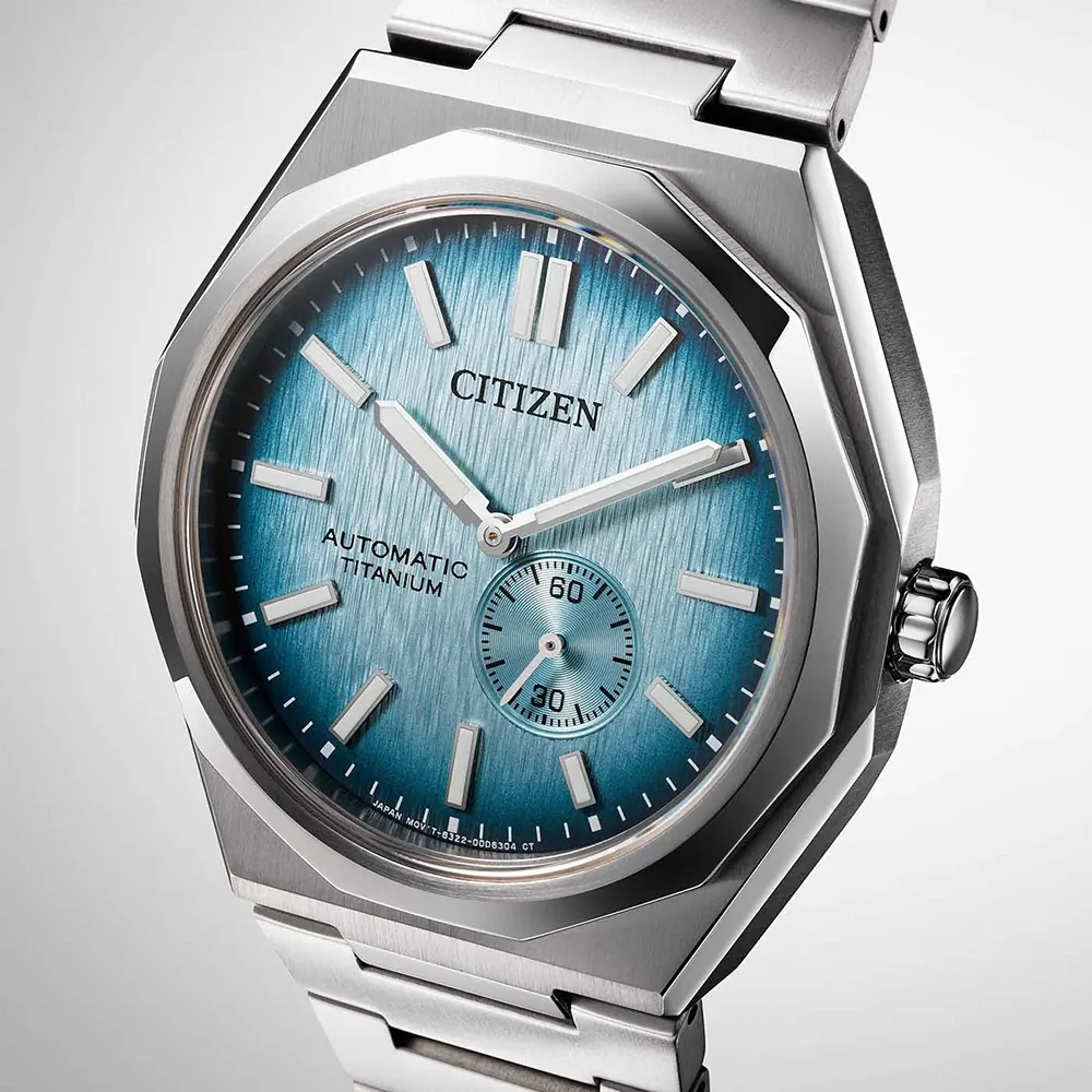 Citizen NK5020-58L นาฬิกาผู้ชาย Automatic Super-Titanium Zenshin Men's Watch