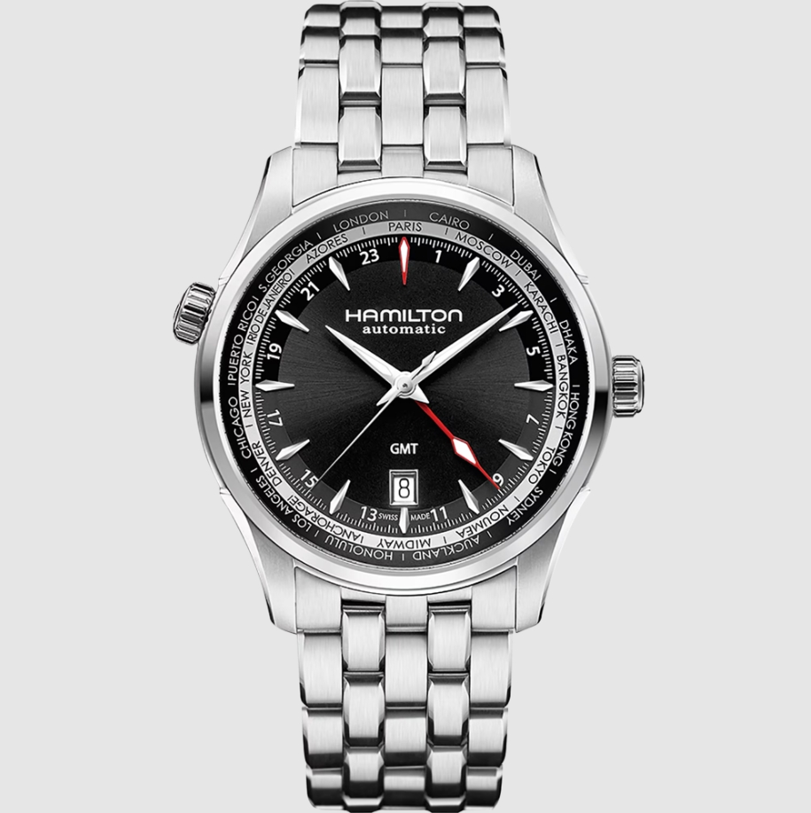 Hamilton H32695131 นาฬิกาผู้ชาย JAZZMASTER GMT AUTO Men's Watch