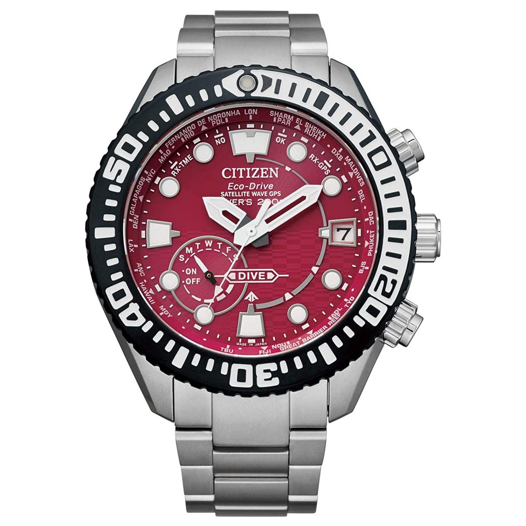 Citizen CC5005-68Z นาฬิกาผู้ชาย Eco-Drive Promaster Marine GPS Satellite Wave Titanium JOUNETSU Collection Made in Japan Limited Men's Watc