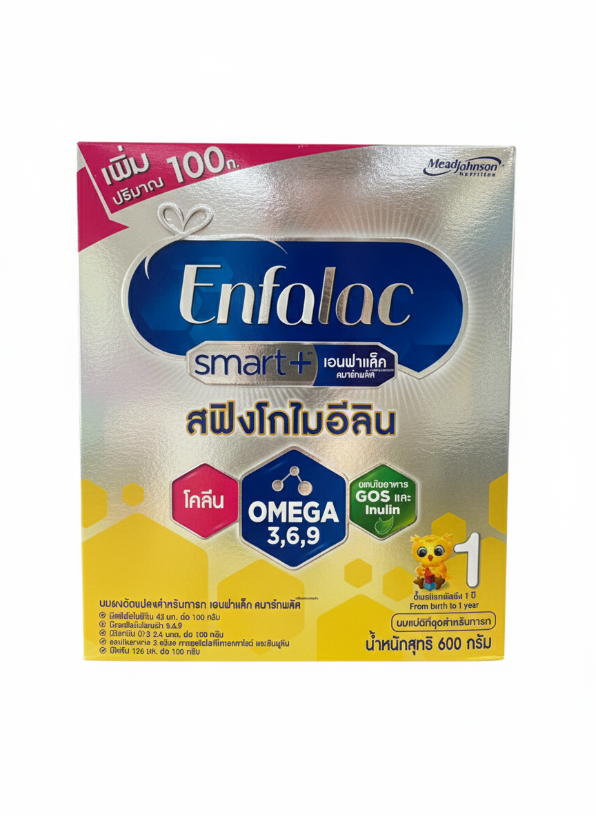 Enfalac 1 smart+ TM เอนฟาแล็ค สมาร์ทพลัส สฟิงโกไมอีลิน สูตร 1
