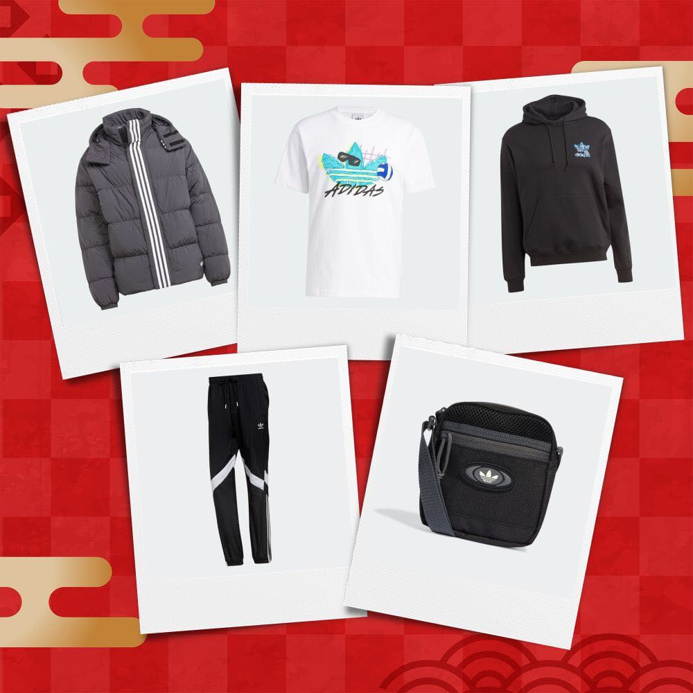 [PRE-ORDER] Adidas Lucky Bag 2024 UNISEX A ถุงโชคดี อาดิดาส นำเข้าจากญี่ปุ่น Set 5 ชิ้น VAA000018 福袋2024 オリジナルス 福袋 (ユニセックスA) / 2024 ORIGINALS LUCKY BAG (UNISEX A)