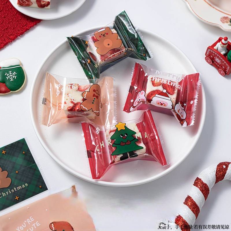 ถุงซีล ใส่ขนม คุกกี้ ลูกอม ขนาด 7x9.5-10 ซม. จำนวน 97-100 ใบ/แพ็ค ชุดที่ 7/7