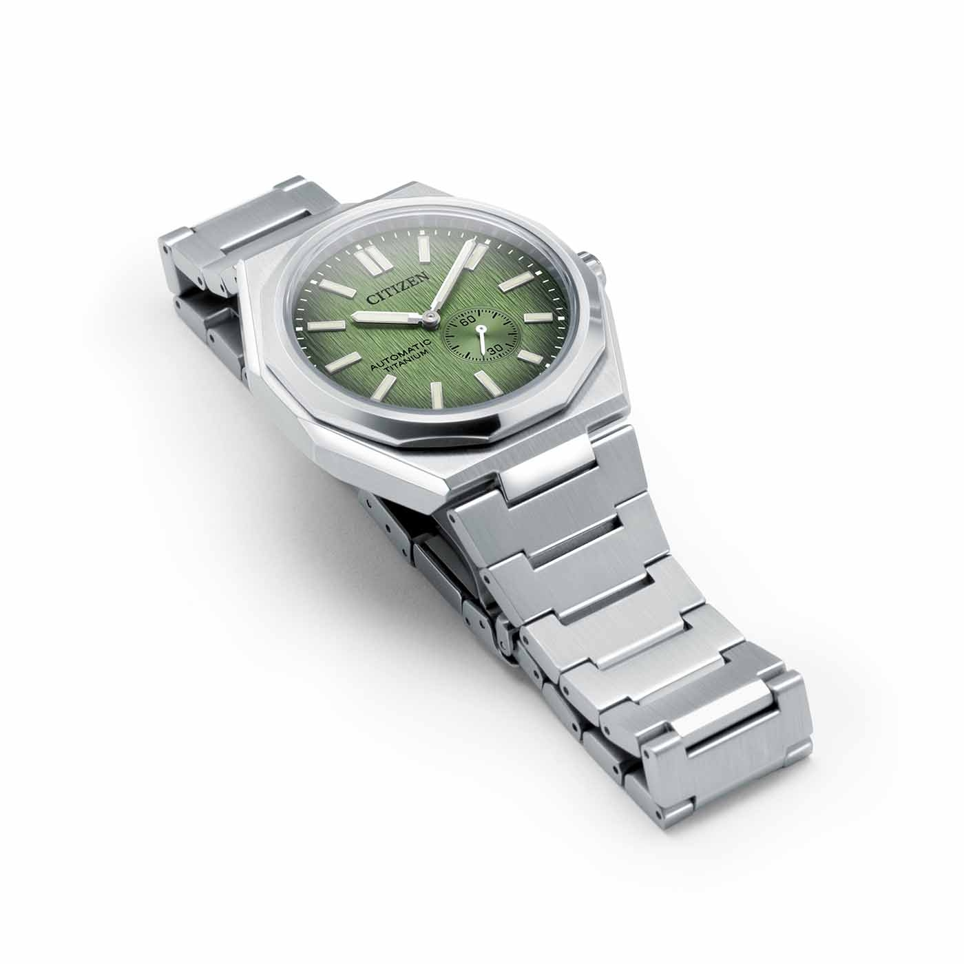 Citizen NK5020-58X นาฬิกาผู้ชาย Automatic Super-Titanium Zenshin Men's Watch
