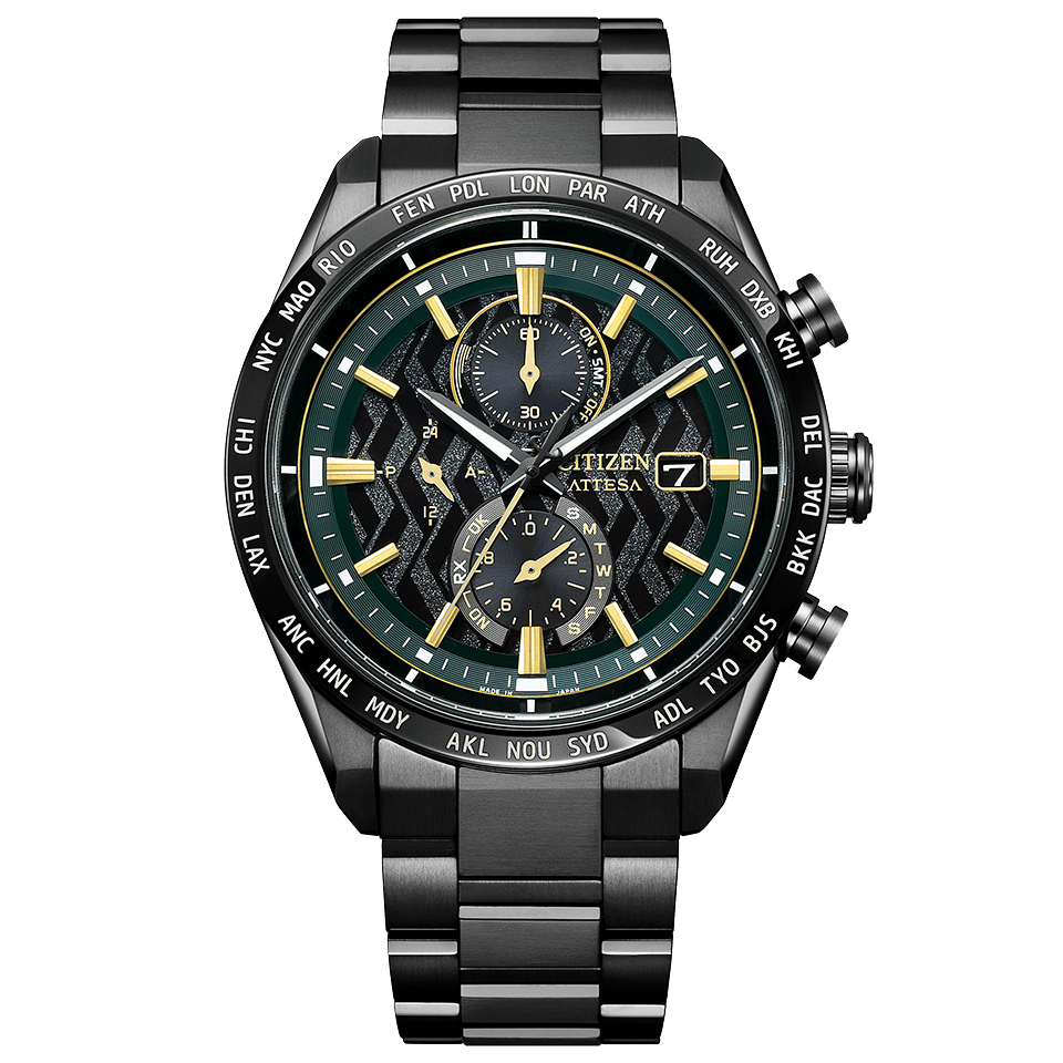 Citizen AT8288-60E นาฬิกาผู้ชาย Attesa Atomic Timekeeping LIMITED EDITION KOSHIEN STADIUM 100th ANNIV Men's Watch