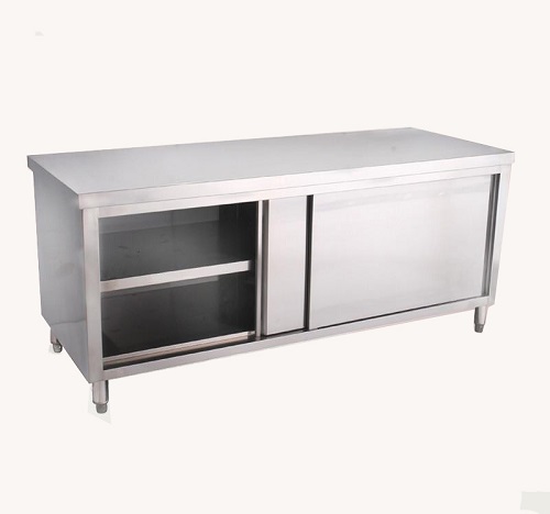 โต๊ะเตรียมวัตถุดิบ สแตนเลส Stainless steel preparation counter