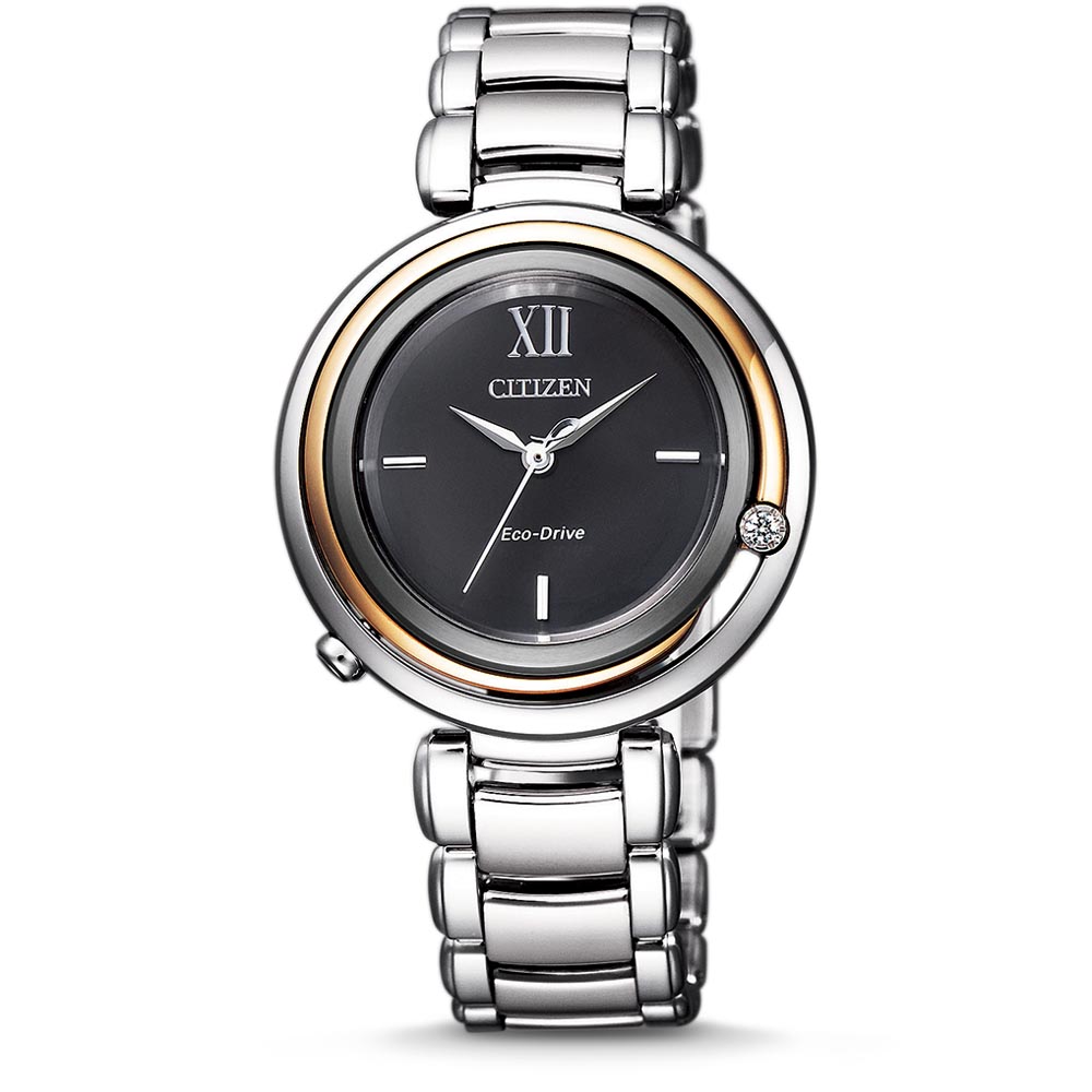 Citizen EM0658-87E นาฬิกาผู้หญิง Eco-Drive Citizen L Women's Watch