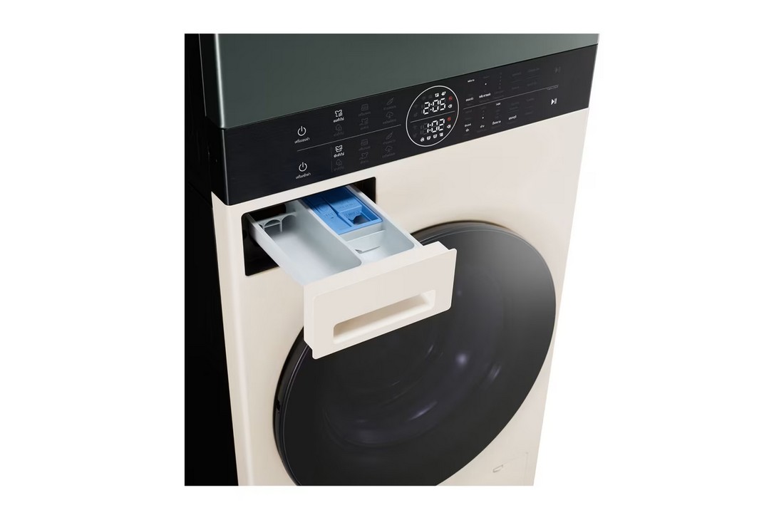 [ผ่อน0%10ด] LG Wash Tower ซักผ้า 14 กก. และอบผ้า 10 กก. WT1410NHEG ระบบ AI DD™ พร้อม Smart WI-FI control สั่งงานผ่านสมาร์ทโฟน (ชลบุรีส่งฟรี)