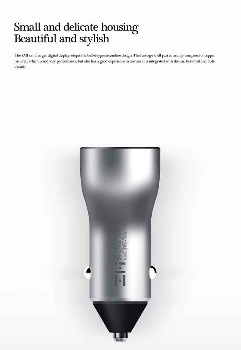 Zmi Dual USB Car Charger (18W) - หัวชาร์จในรถ Zmi (18W)