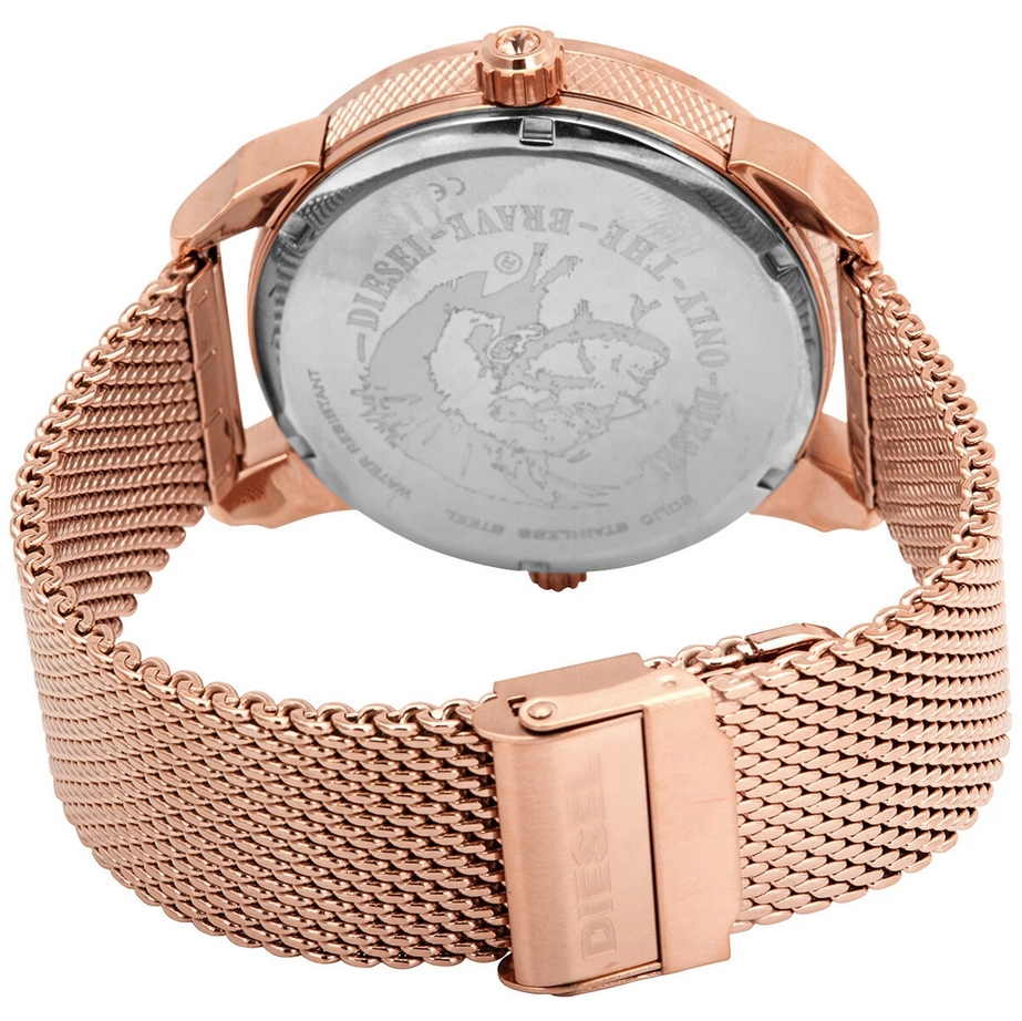 Diesel DZ5600 นาฬิกาผู้ชาย Mini Daddy Rose Gold Quartz Men's Watch