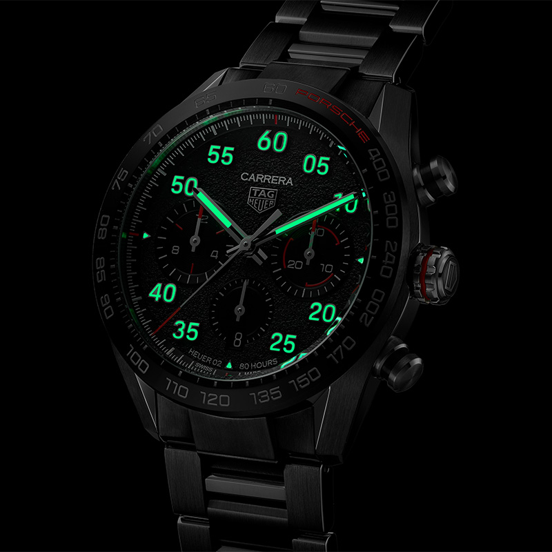 Tag Heuer CBN2A1F.BA0643 นาฬิกาผู้ชาย Carrera Porsche Chronograph Special Edition Automatic Men's Watch