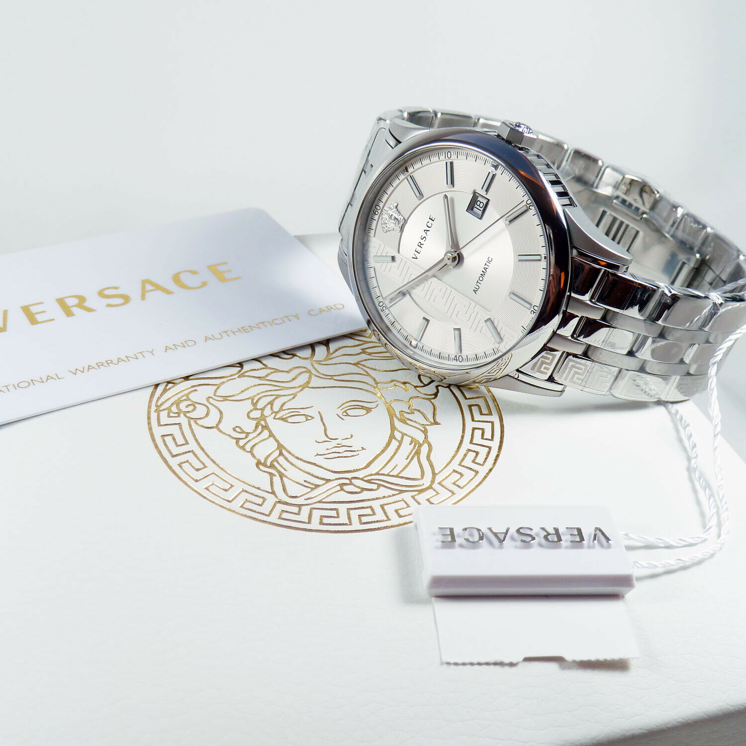 Versace V18040017 นาฬิกาผู้ชาย Aiakos Automatic Men's Watch