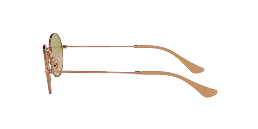 RayBan RB3547N 9131/4C OVAL FLAT LENSES