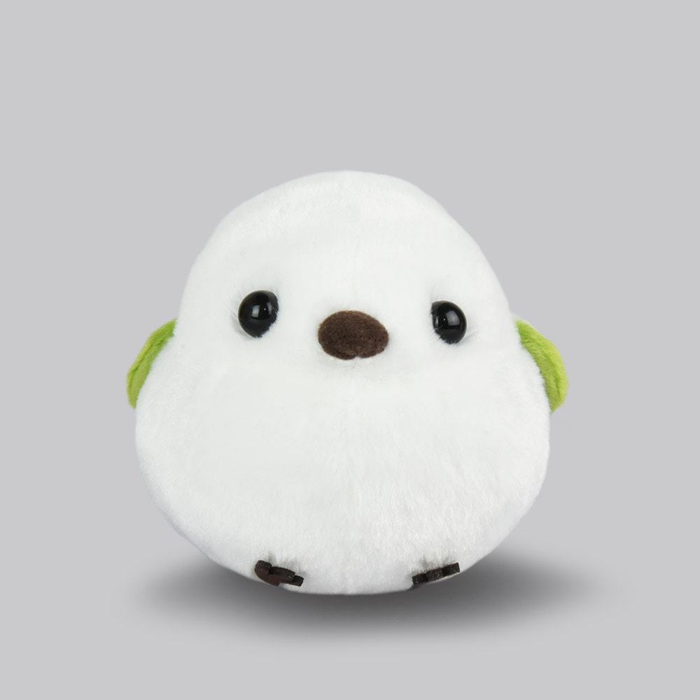 [PRE-ORDER] ตุ๊กตา ชิมะจัง มัจฉะ สีเขียว นกชิมะเอะนากะ นกฮอกไกโด Size 12 x 12 x 12 cm นำเข้าจากญี่ปุ่น Fuku-Fuku Shimaenaga Shima-chan Macha 704230