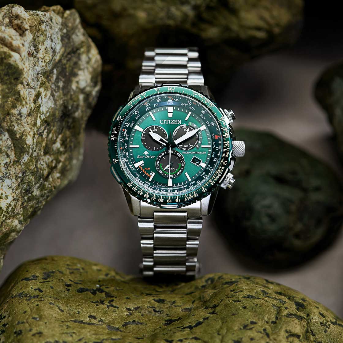 Citizen CB5004-59W นาฬิกาผู้ชาย Promaster Radio-Controlled Eco-Drive Men's Watch