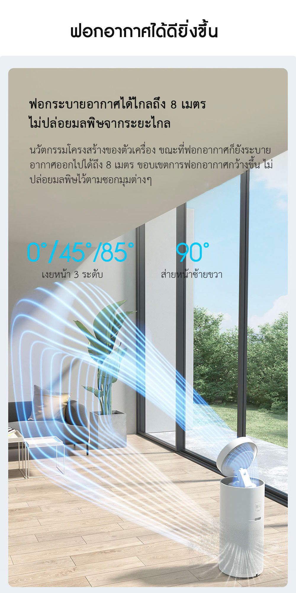Xiaomi Circulation Fan Air Purifier - เครื่องฟอก+พัดลมระบายอากาศเสี่ยวหมี่ (CN)