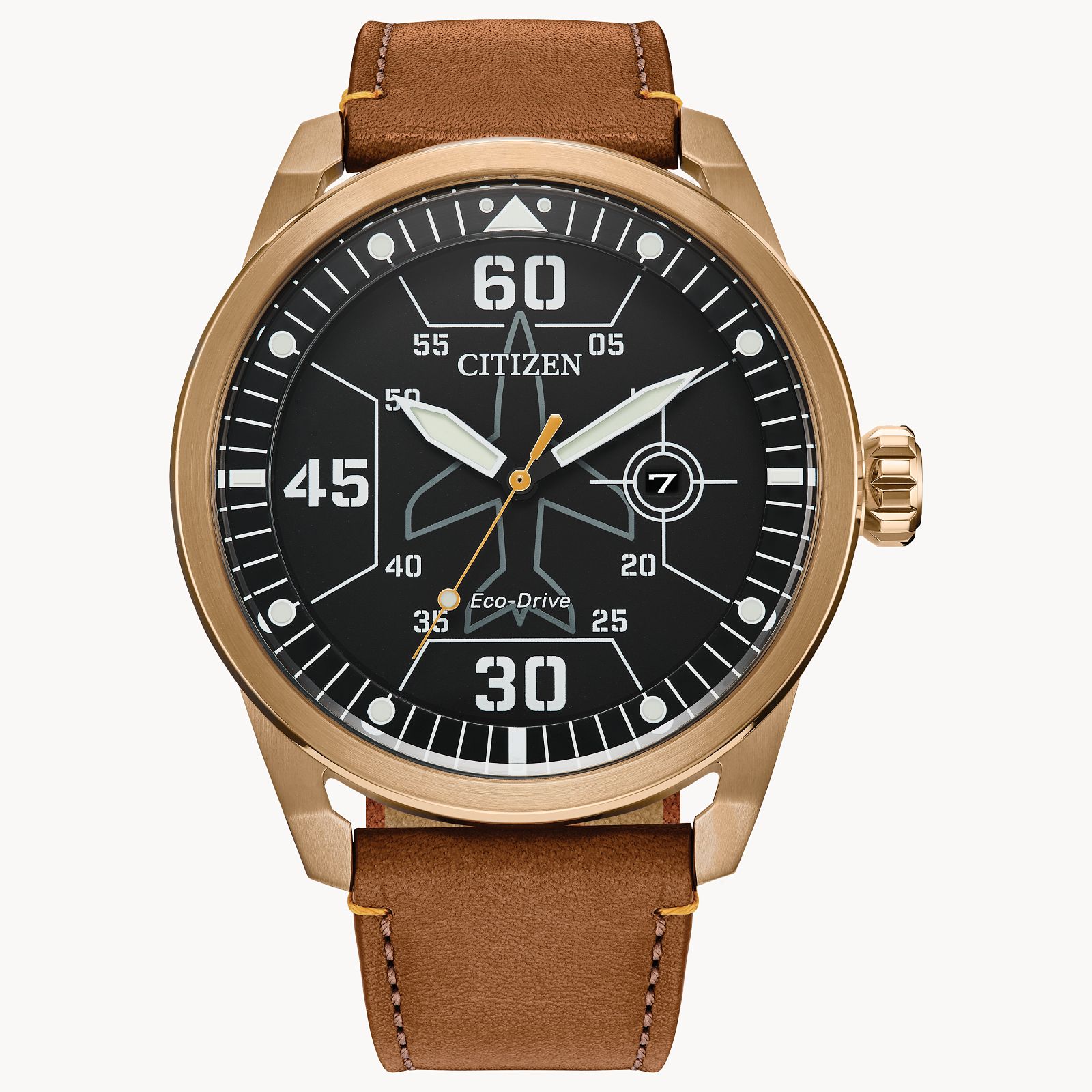 Citizen AW1733-09E นาฬิกาผู้ชาย Eco-Drive Avion Men's Watch