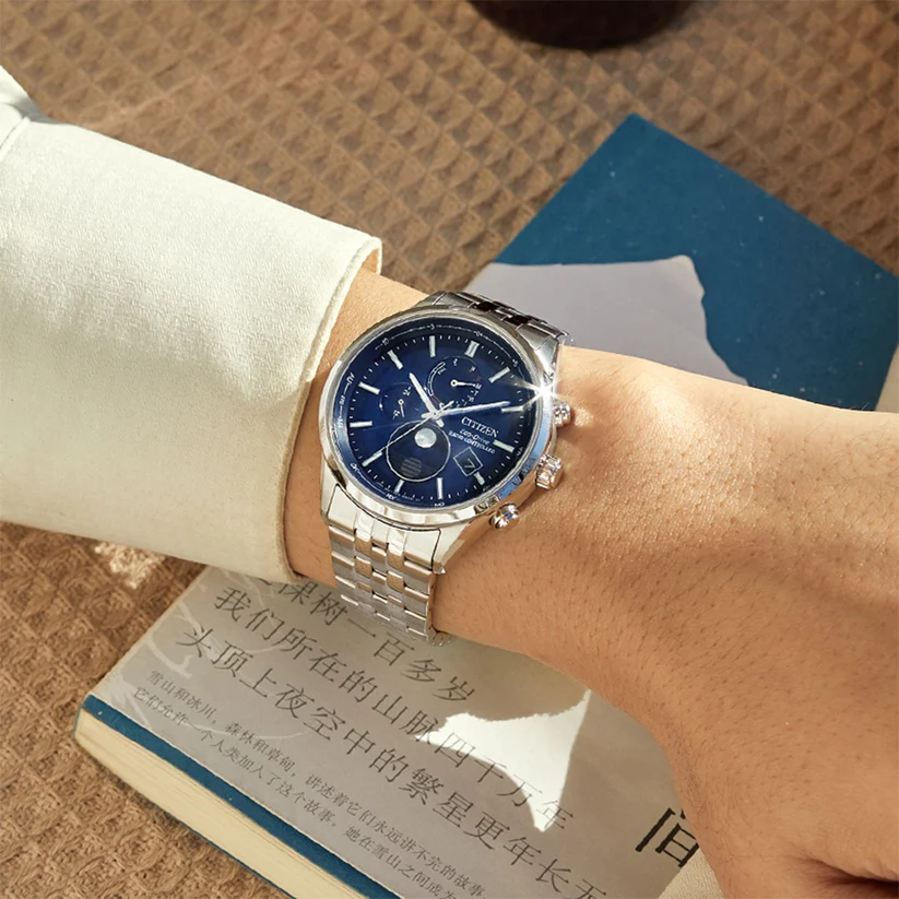 Citizen BY1030-50L นาฬิกาผู้ชาย Global Radio Controlled Eco-Drive Men's Watch