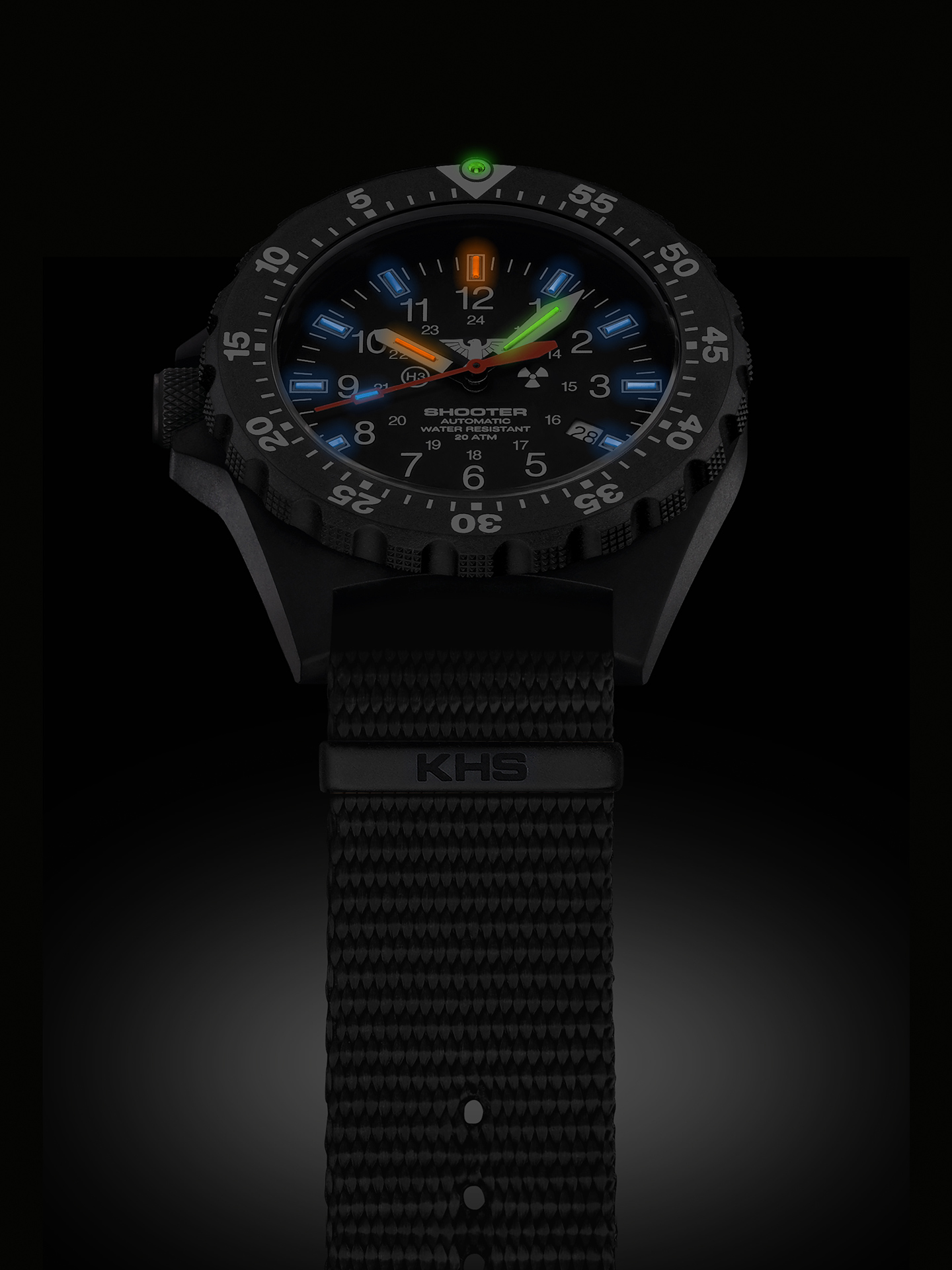 KHS Tactical KHS.SH2AOT.NB นาฬิกา Shooter MKII Automatic Watch
