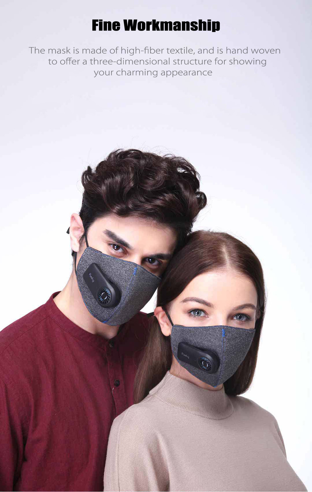 Xiaomi Purely Anti-Pollution Air Mask - หน้ากากพัดลมป้องกันฝุ่น Purely