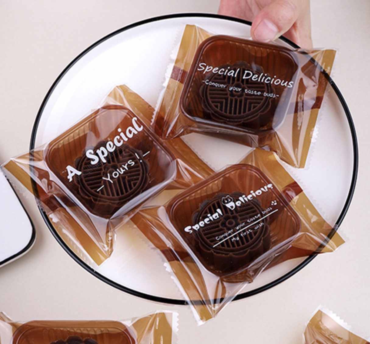 ถุงซีล ใส่ขนม คุกกี้ ลูกอม ขนาด 10x13.5 ซม. จำนวน 97-100 ใบ/แพ็ค ชุดที่ 4/4