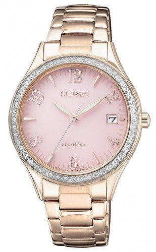 Citizen EO1183-84X นาฬิกาผู้หญิง Eco-Drive Swarovski Crystal Women's Watch