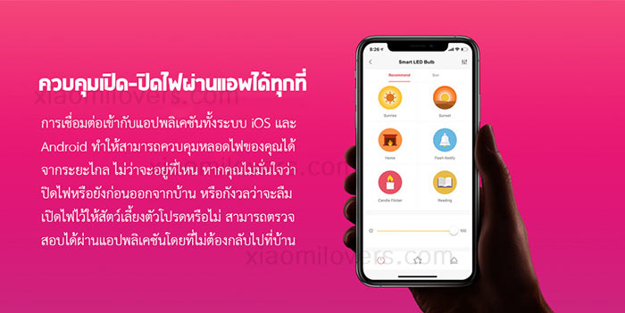 Xiaomi Yeelight LED Bulb 1S (Colors) - หลอดไฟแอลอีดีอัจฉริยะรุ่น 1S (สี) (Global)