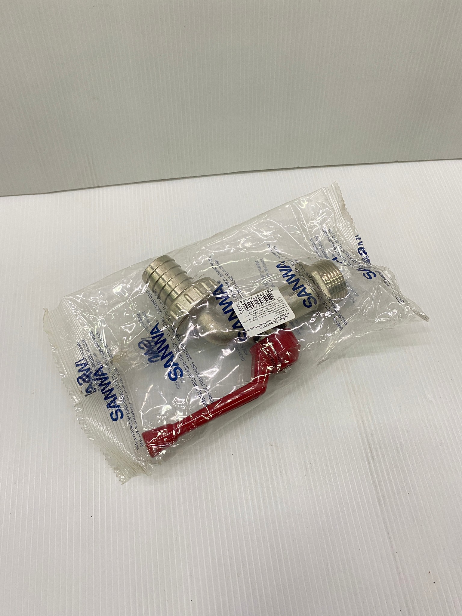 ก๊อกบอลสนาม ก๊อกน้ำสนาม ด้ามแดง ขนาด 1/2" 3/4" 1" SANWA ของแท้ 100%