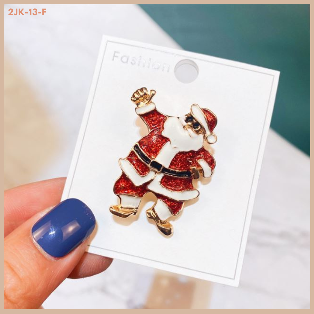 เข็มกลัดติดชุด ติดเพื่อความสวย หรือติดเพื่อความเชื่อก็ได้ น่ารักลงตัว เซต คริสต์มาส