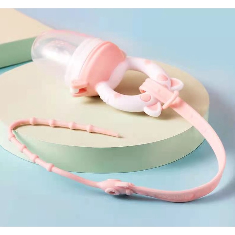 สายคล้องซิลิโคน food grade ยาว 44 ซม. สายคล้องจุกหลอกซิลิโคน สายคล้องยางกัดซิลิโคน